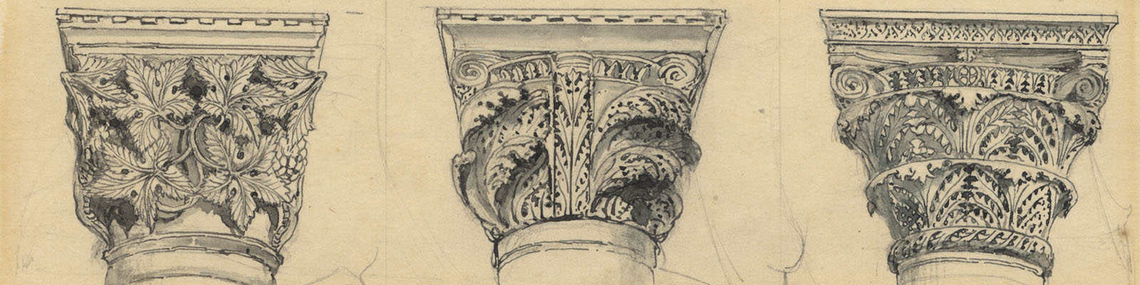 John Ruskin, Byzantine capitals, concave group