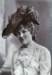 black and white photo of a woman