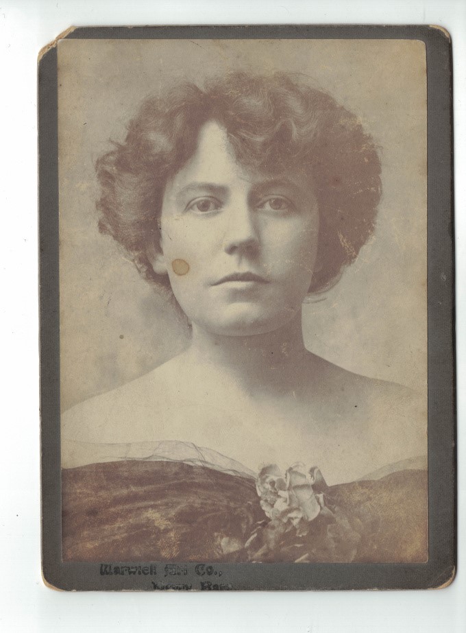 sepia portrait of a woman