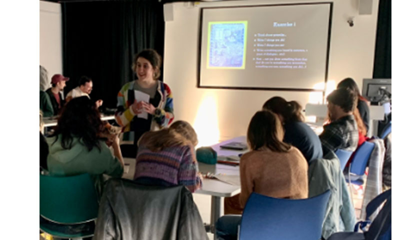 Group of people taking part in a workshop