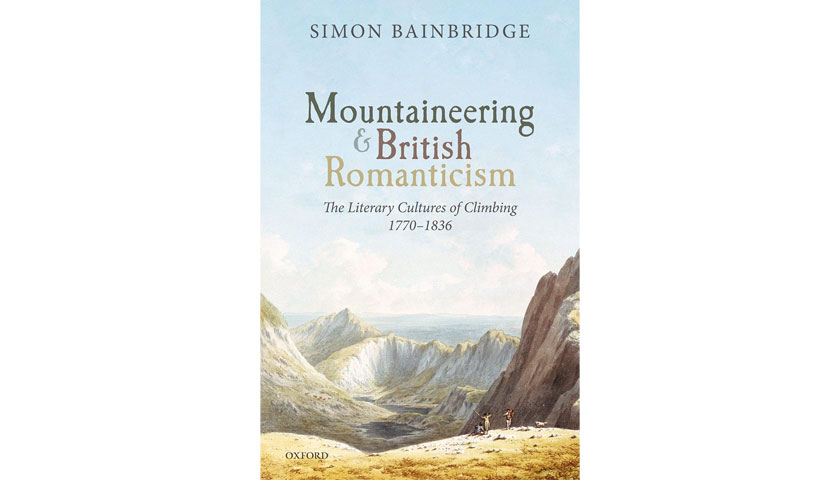 Book cover for Mountaineering and British Romanticism