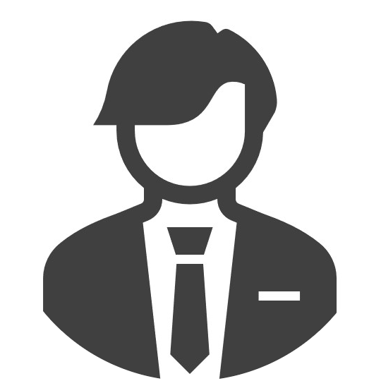 Stylised black and white image of a man