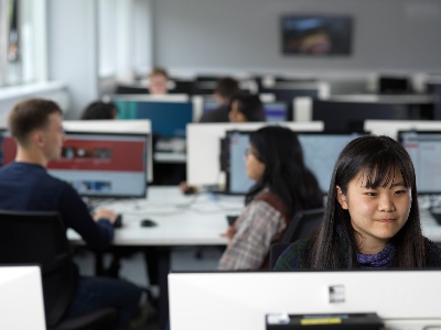 Students in InfoLab