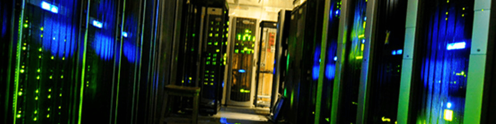 a server room with loads of servers in cabinets 