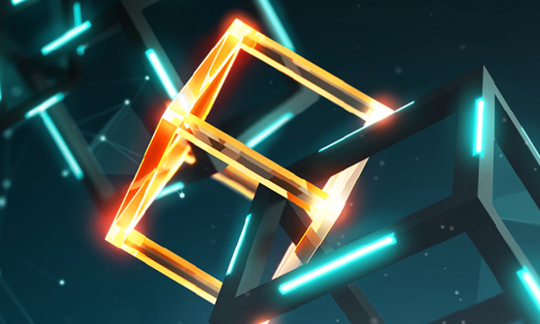 A digital illustration of links in a chain