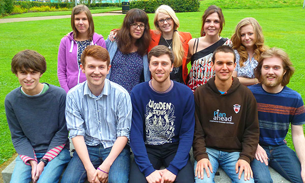 Our 2012 summer research students