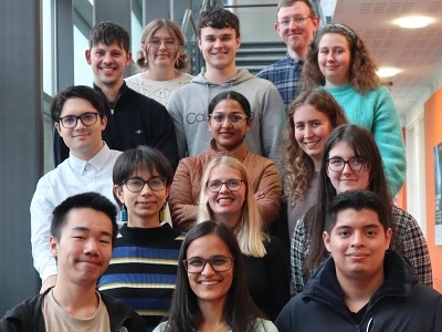 Group photograph of 14 students - STOR-i's 2025's PhD cohort.