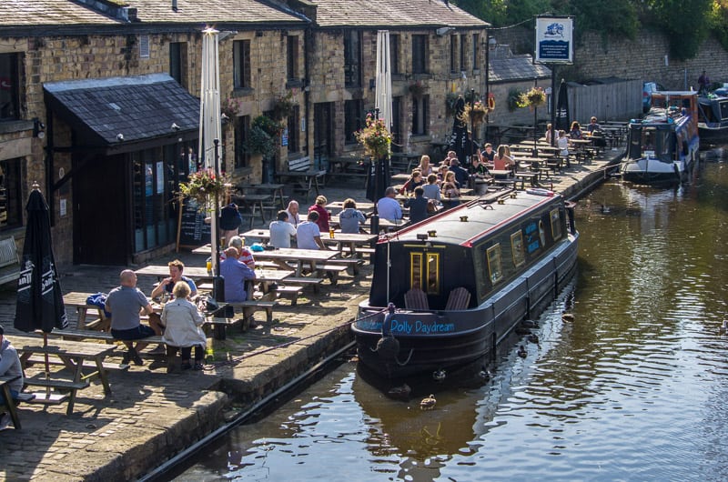 The Waterwich pub in Lancaster by the canal