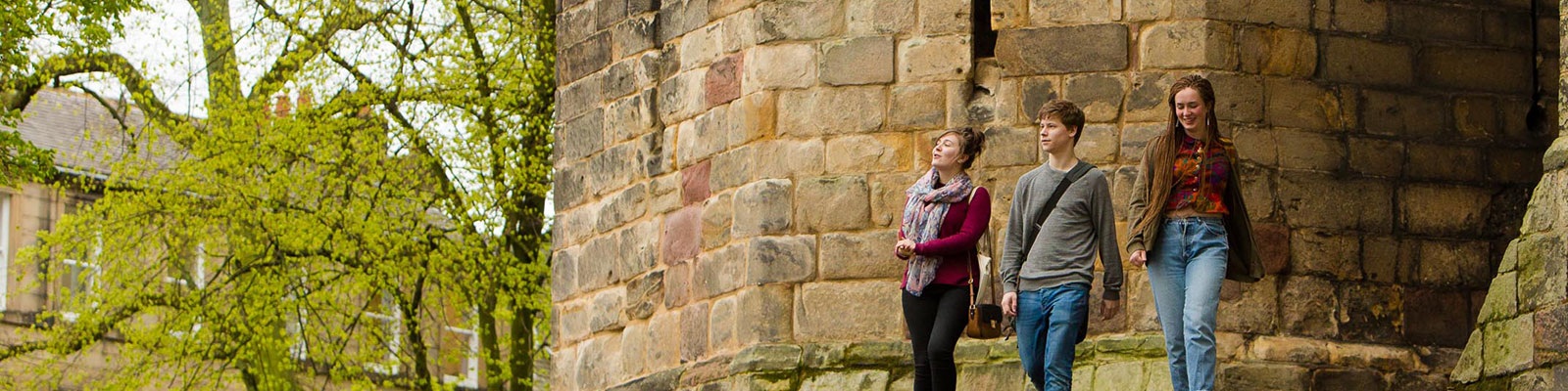 History students outside Lancaster Castle