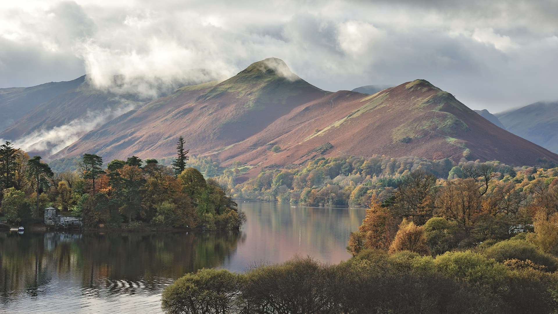 Mountains and clouds