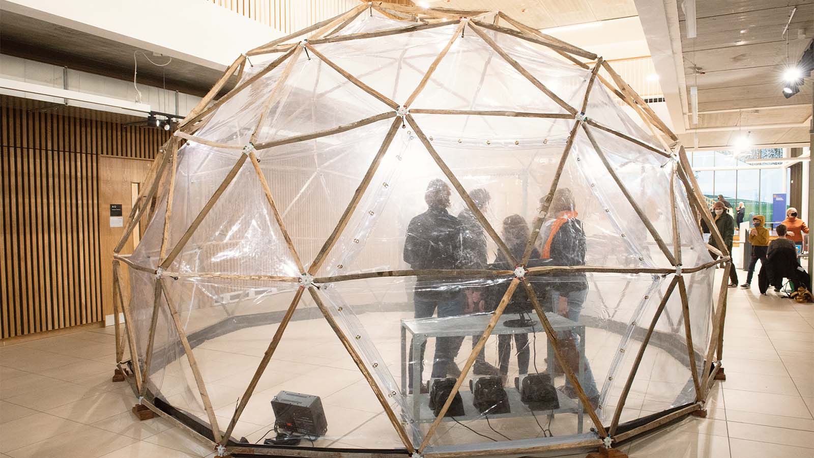 The Pollution Pods at the COP26 Festival