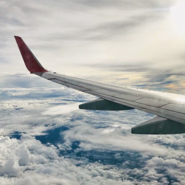 An aeroplane in flight