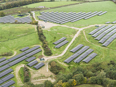 The solar farm at Forrest Hills Lancaster