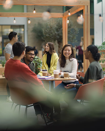 Students talking