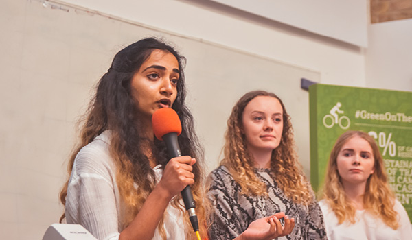 Students taking part in Green Lancaster.