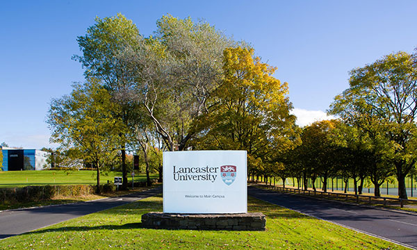 Lancaster university main entrance