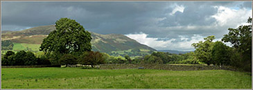 Brigflatts: fields towards Sedbergh