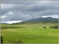 Firbank Fell from the south, Kendal-Sedbergh Road