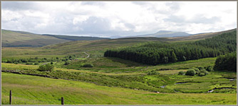Grisedale looking south towards Ingleborough and Whernside