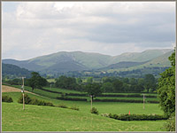 Looking back up the Lune Valley to the Howgills