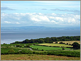 Birkrigg Common, Morecambe Bay, Lancaster in distance