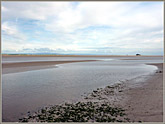 Ulverston Sands, Chapel Island in distance