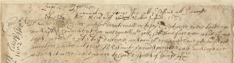 Note Lower's title, supplied later