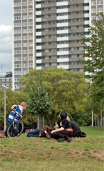 Spa Fields after renewal, Islington. Photo by Liz Kessler