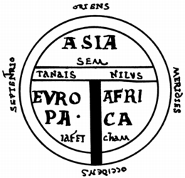 A T-O map of the world