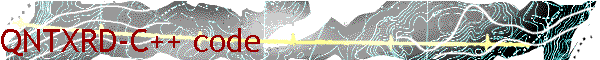 QNTXRD-C++ code