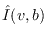 $\hat{I}(v,b)$