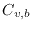 $\displaystyle C_{v,b}$