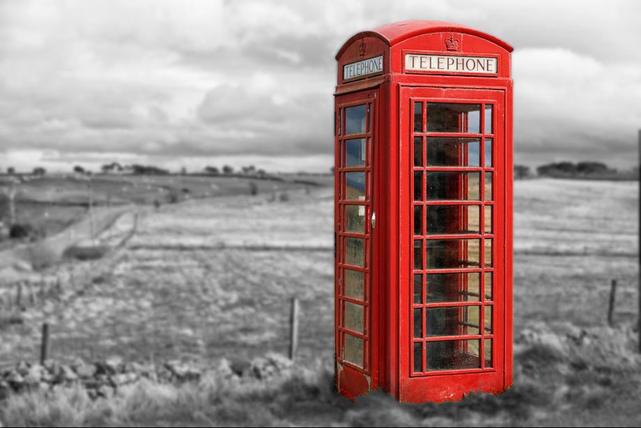 Red Telephone Box Saturated