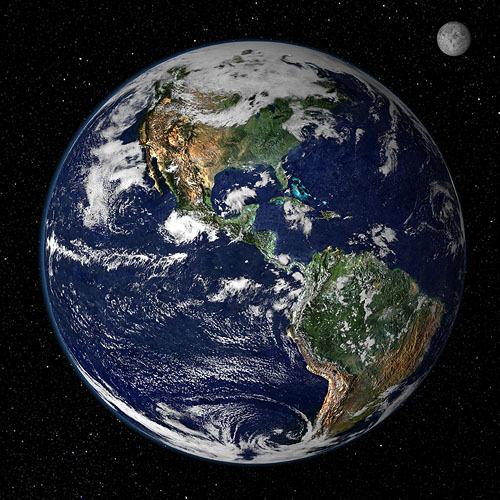 Earth as seen from space