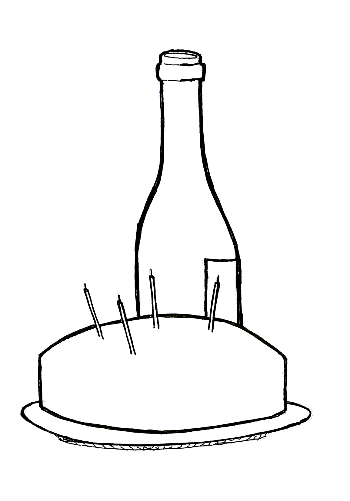 hidden bottle