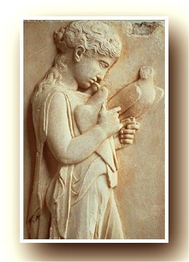Greek image of dove