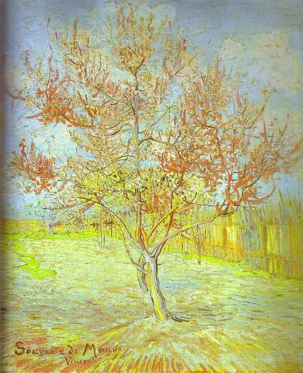 painting by vangough of vibrant tree