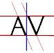 Roman Square Capitals A and V