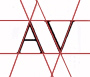 Roman Square Capitals A and V