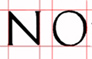 Roman Square Capitals N,O