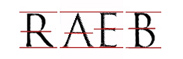 Roman Square Capitals R A E B