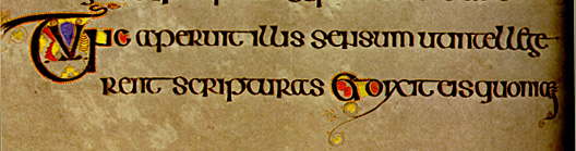 Book of Kells lines 15-16