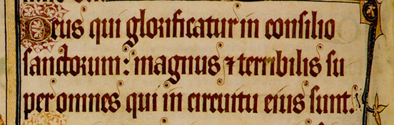 Luttrell Psalter Lines 4-6